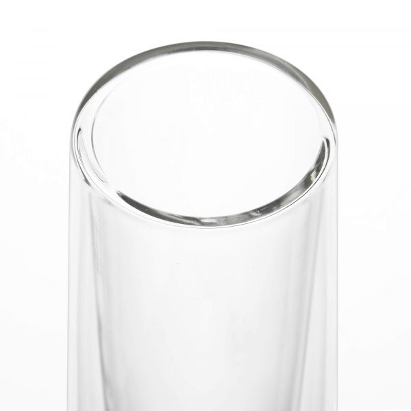 double wall champagne glass