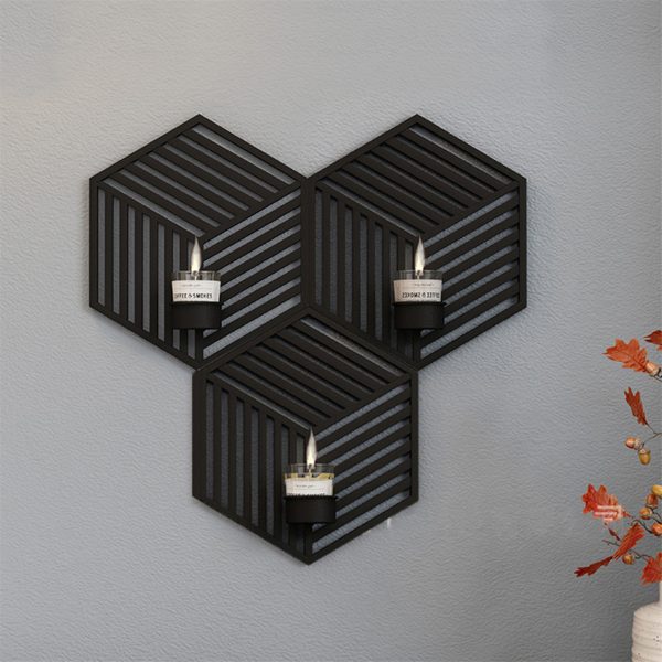 black candle sconces for tealight candles