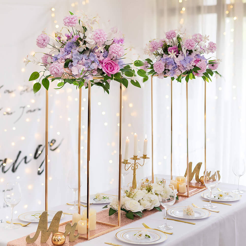 Tall Flower Wedding Table Decor